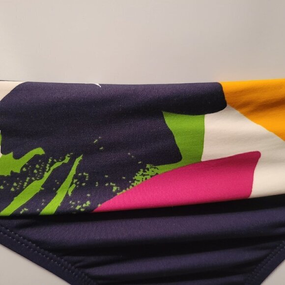 Anne Cole Floral-Printed Fold-Over Bikini Bottoms - Picture 2 of 4